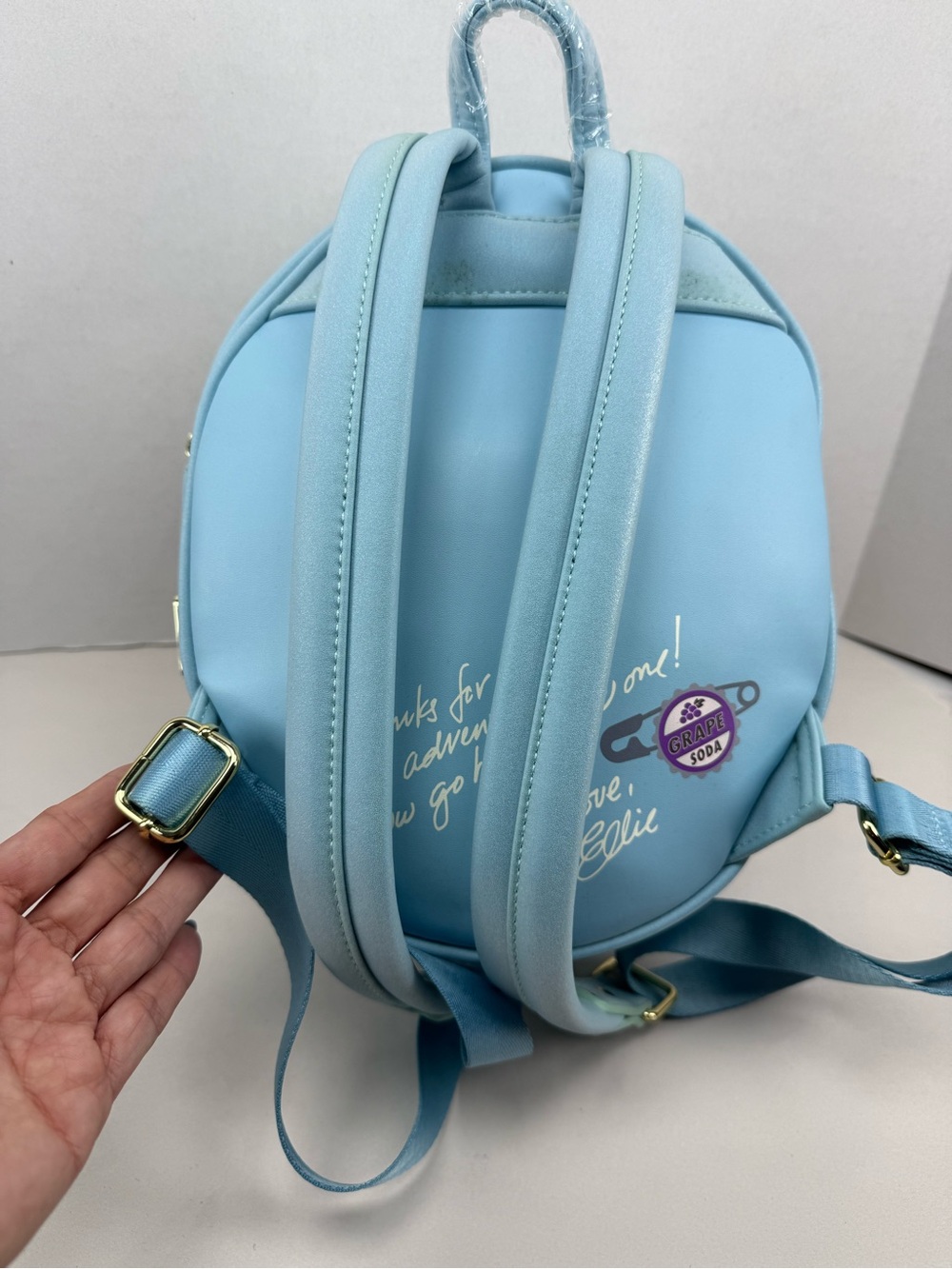 Loungefly Up Exclusive 15th Anniversary Carl & Ellie Cameo Mini Backpack - Picture 12 of 16